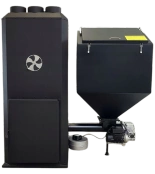 Piec nadmuchowy z podajnikiem 50kW, blacha kotłowa 6mm (paliwo: pellet, ekogroszek) - spełnia anty-smogowy EkoProjekt 95483188