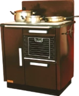 Kuchnia angielka 9,2 kW Jawor bez płaszcza wodnego – brązowa, EkoProjekt