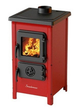 Piec wolnostojący 6kW (kolor: bordo) - spełnia anty-smogowy EkoProjekt 88879963