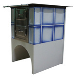 Kuchnia kaflowa, angielka 8,6kW, bez płaszcza wodnego (kolor: czerwony) - spełnia anty-smogowy EkoProjekt 92282115